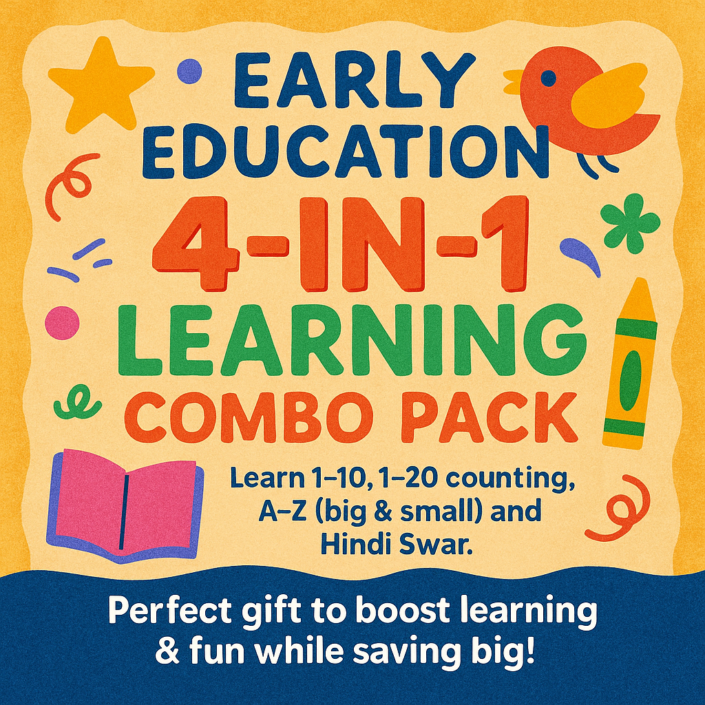 Early Education 4-in-1 Learning Combo Pack