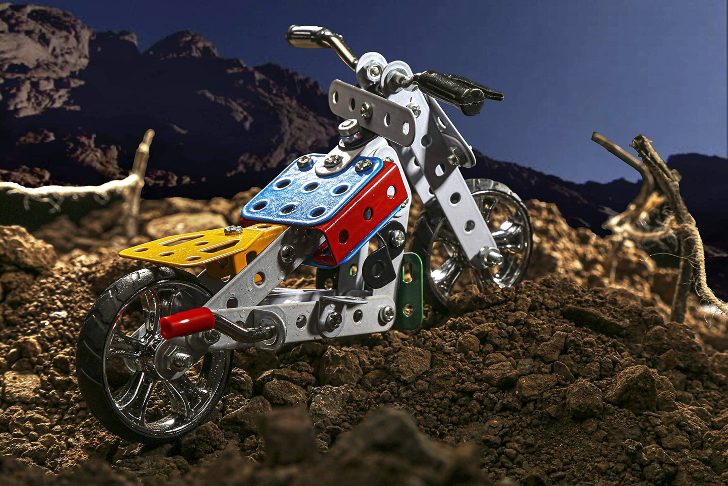 Mechanix Motor Bike – DIY STEM Construction Kit for Kids (Ages 7+)