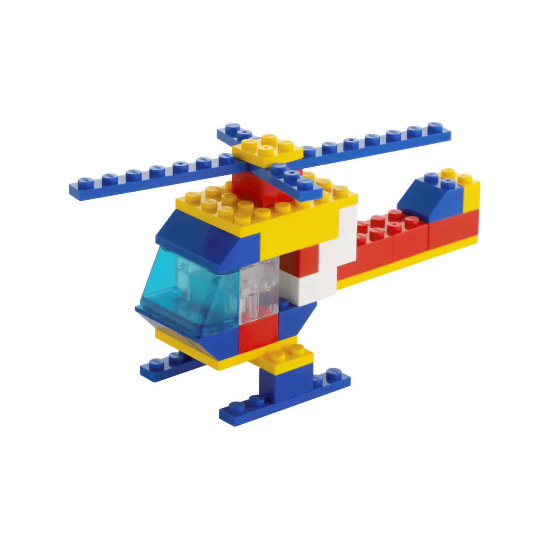 Build-a-Plane Block Set – 200-Piece DIY Aircraft Construction Kit | Build Planes, Helicopters & Control Towers