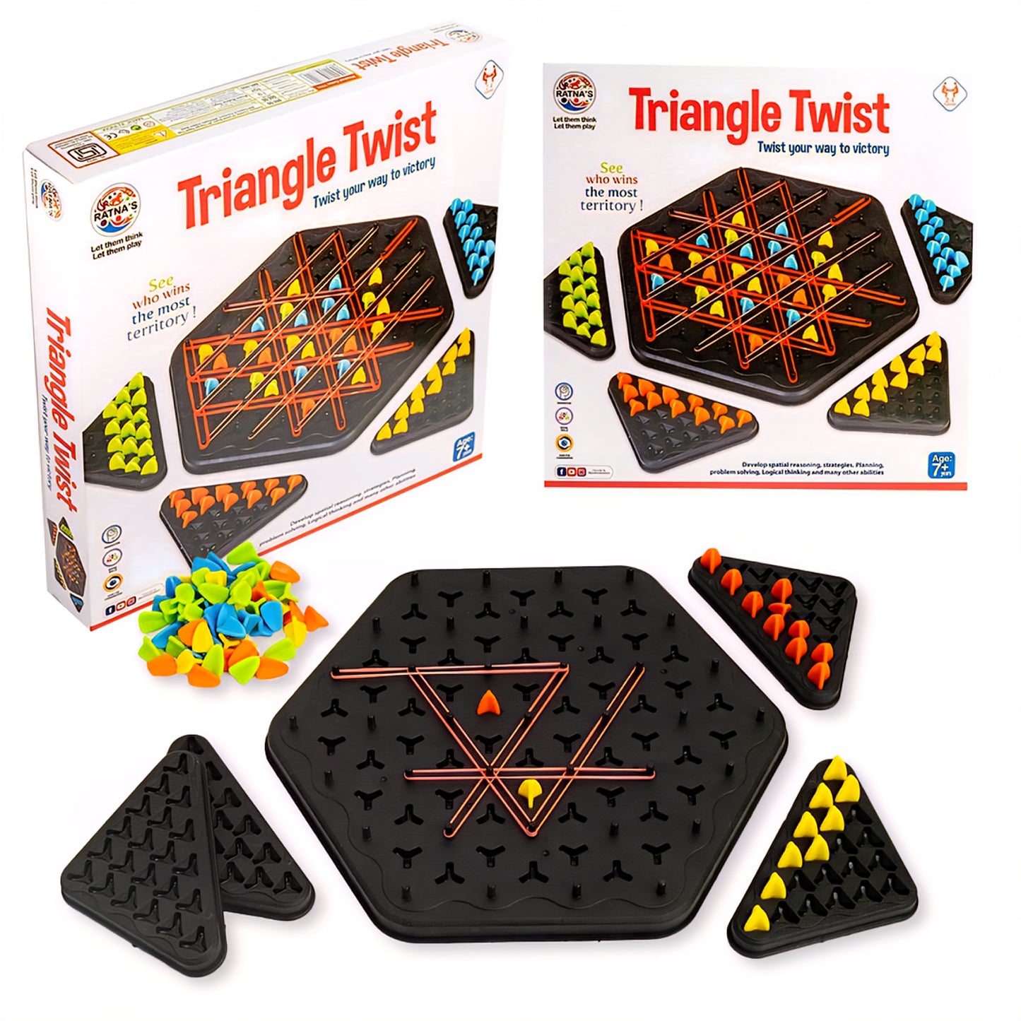 TRIANGLE TWIST – TRIGGLE by Ratna – Fidget Puzzle Toy for Kids & Adults | Sold by ToyBuddy