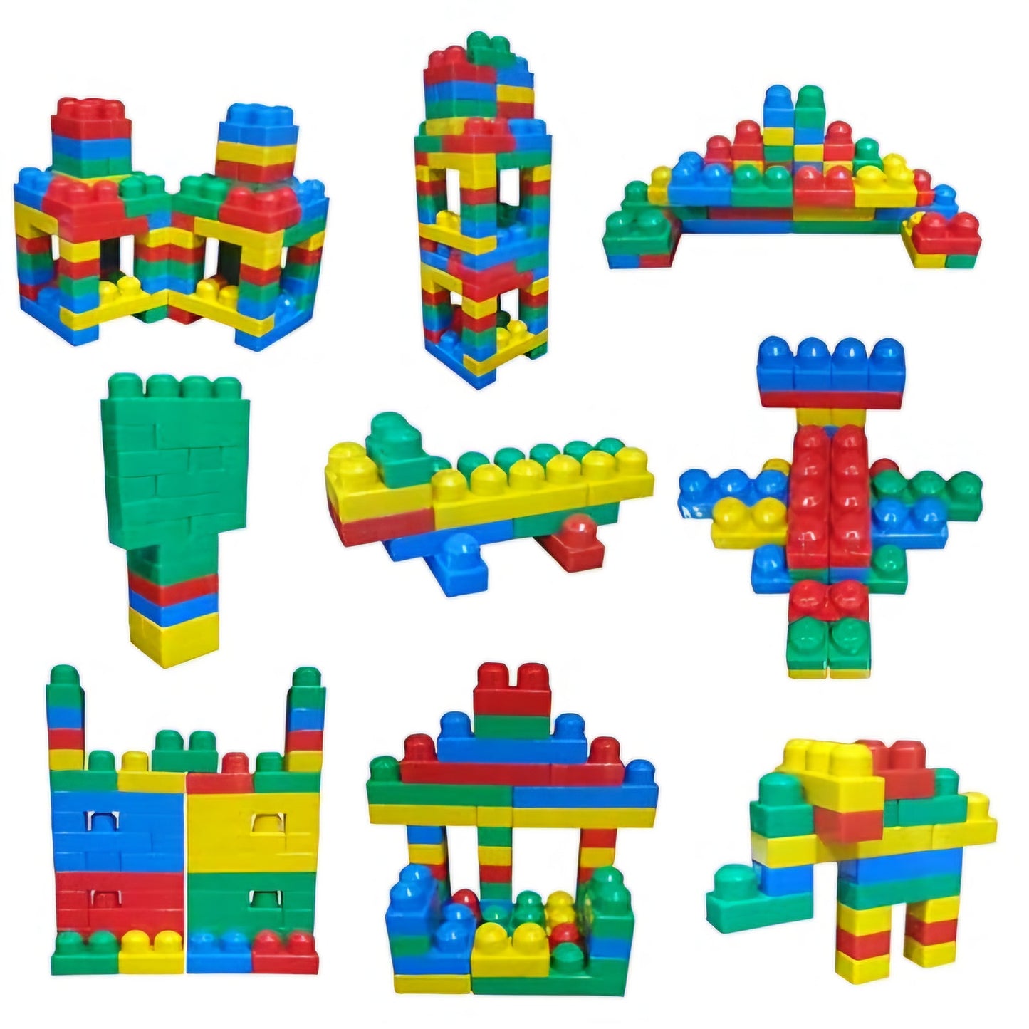 Fun Builders Blocks – 35-Piece Creative Building Set for Kids