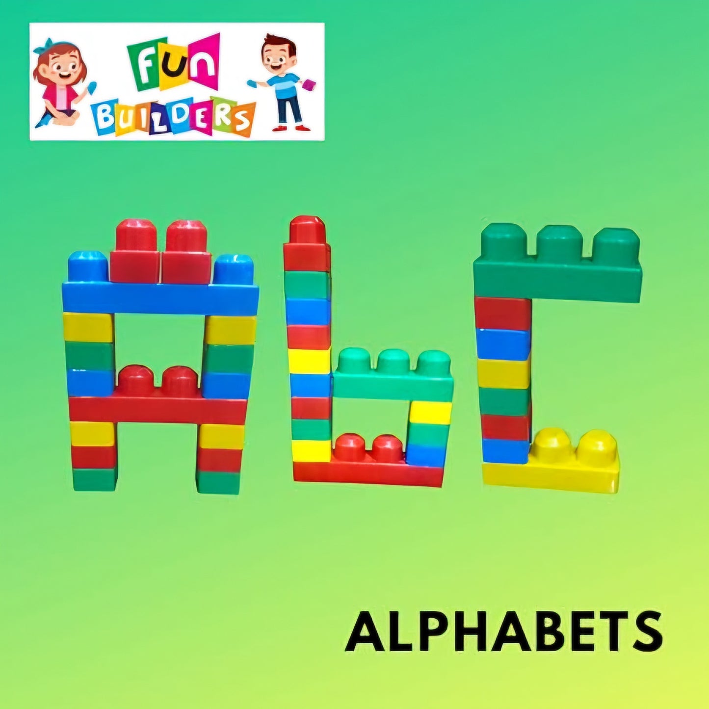 Fun Builders Blocks – 35-Piece Creative Building Set for Kids