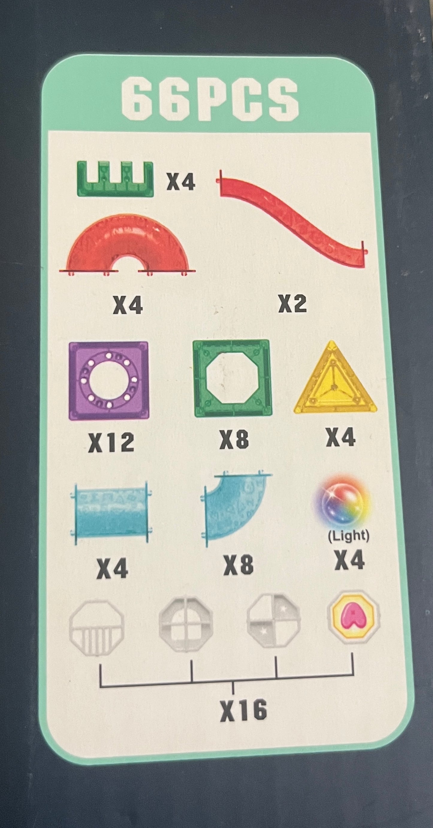 Magnet Light Blocks – 66-Piece Magnetic Construction Set | Build, Stick & Glow for Creative Fun!