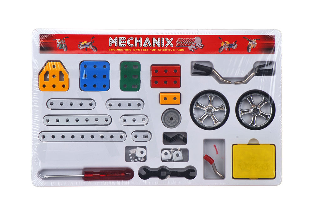 Mechanix Motor Bike – DIY STEM Construction Kit for Kids (Ages 7+)