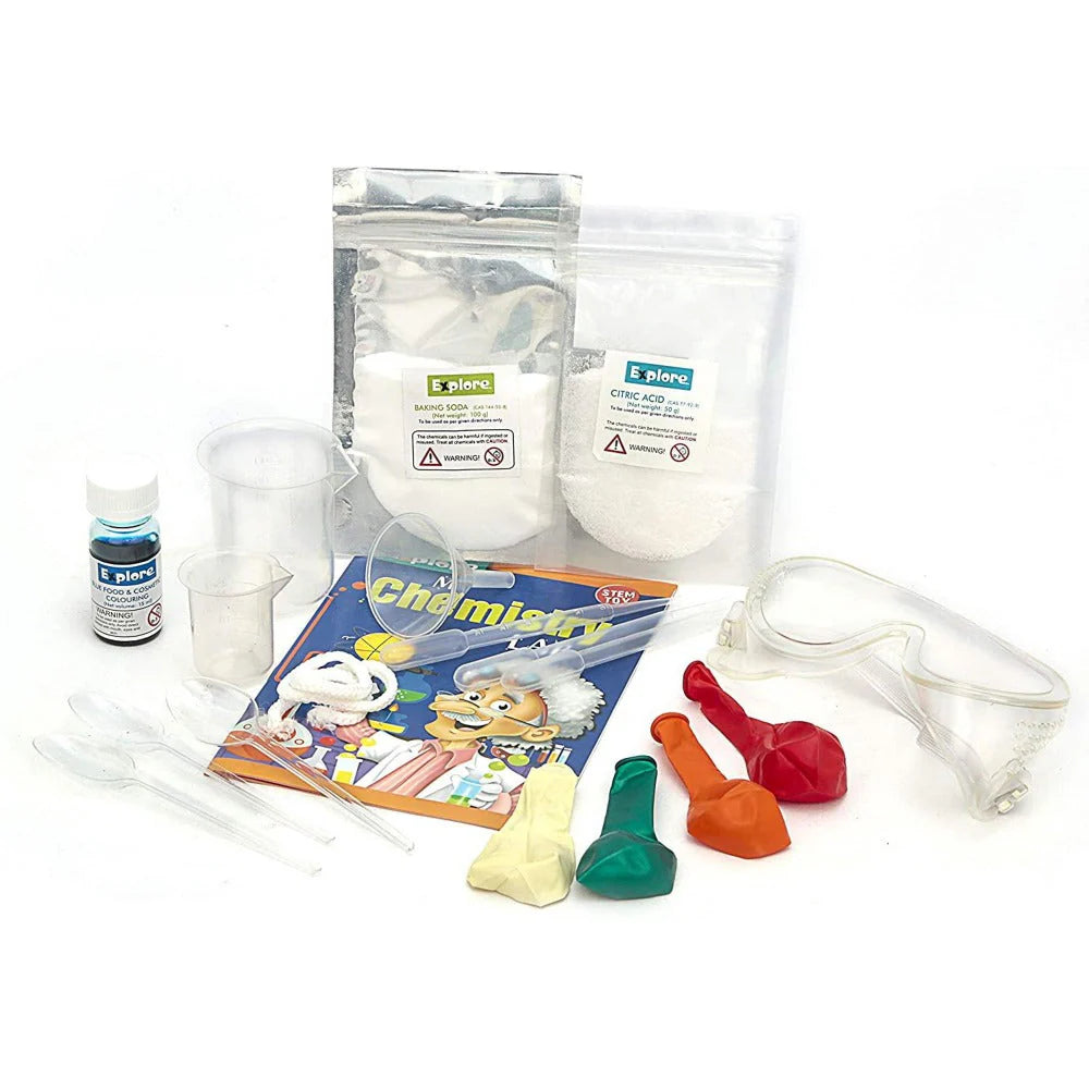 Explore My Chemistry Lab – Science Kit for Kids (STEM Experiments) | Learn Reactions, Osmosis, Mixtures & More | Age 8+ | ToyBuddy