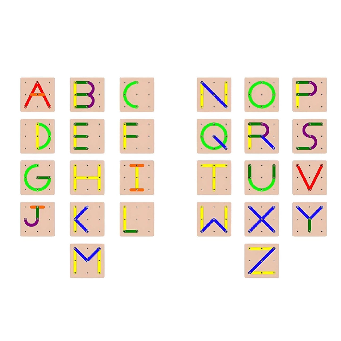 Alpha Numeric Wooden Puzzle – Montessori Alphabet & Number Learning Toy for Kids | Fun & Educational Game