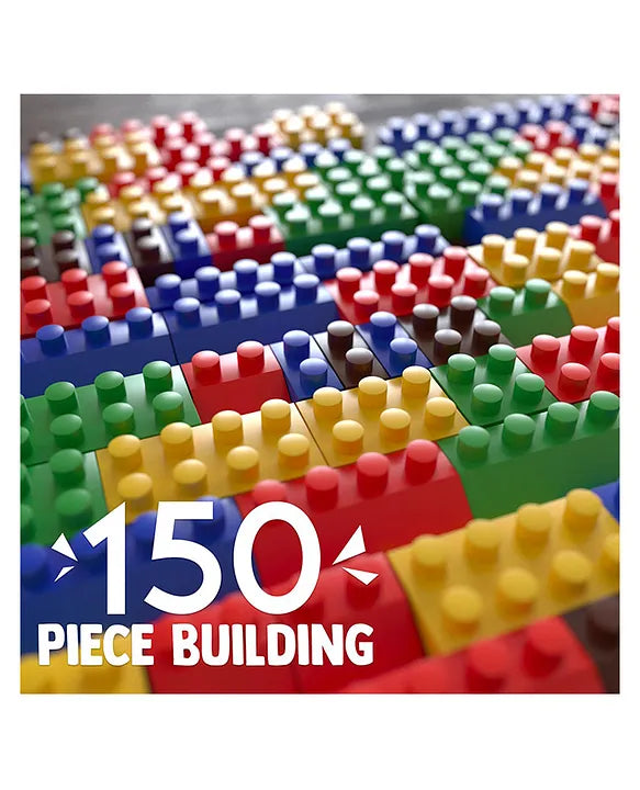 Build a Boat – Create & Float – 150-Piece Boat Building Block Set with Guide!