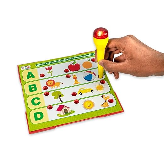 Intelli Kids (ABC)  – If It Lights, It’s Right! Smart Learning Game with Magic Pen & Cards