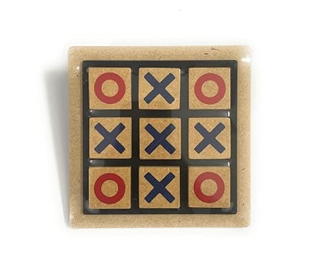 Tic Tac Toe – Classic Zero Cross Game in a Durable, Eco-Friendly Design!