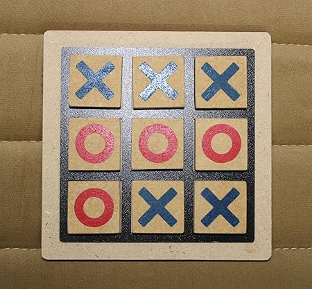 Tic Tac Toe – Classic Zero Cross Game in a Durable, Eco-Friendly Design!
