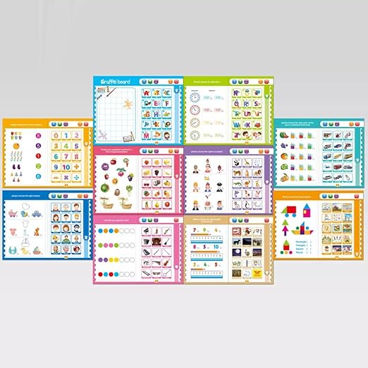 Interactive Phonics Learning Study Book – Fun Way to Learn Sounds & Words! Age 3+