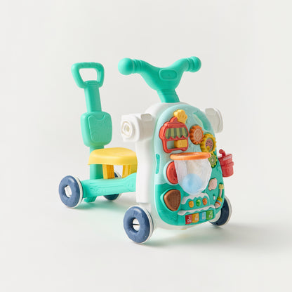5-in-1 Multi-Functional Baby Walker – Activity, Ride-On & Learning Center