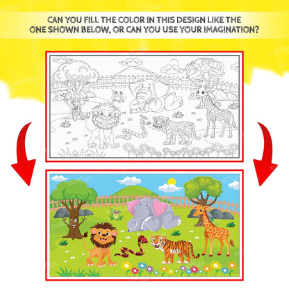 5-in-1 Reusable & Washable Coloring Mat for Kids | DIY Sketch & Drawing Art & Craft Set | Non-Toxic, Easy Clean | Pack of 5 | Perfect Gift for Boys & Girls | ToyBuddy.in
