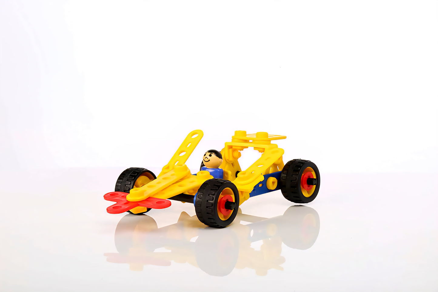 Mechanix Plastic Cars-2 – STEM Construction Kit for Kids Age 5+ (By ToyBuddy)