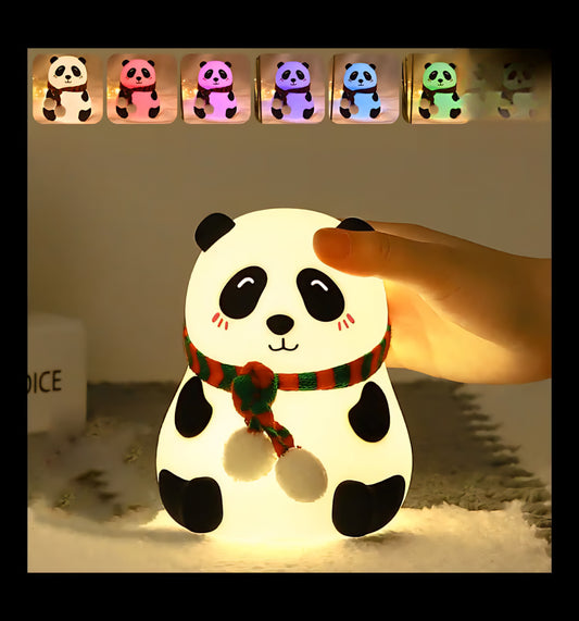 Panda Night Lamp – USB Rechargeable Decorative Light with Gesture Control