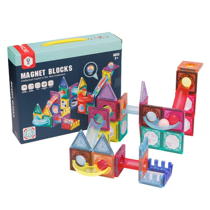 Magnet Light Blocks – 66-Piece Magnetic Construction Set | Build, Stick & Glow for Creative Fun!
