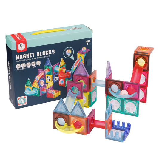 Magnet Light Blocks – 66-Piece Magnetic Construction Set | Build, Stick & Glow for Creative Fun!