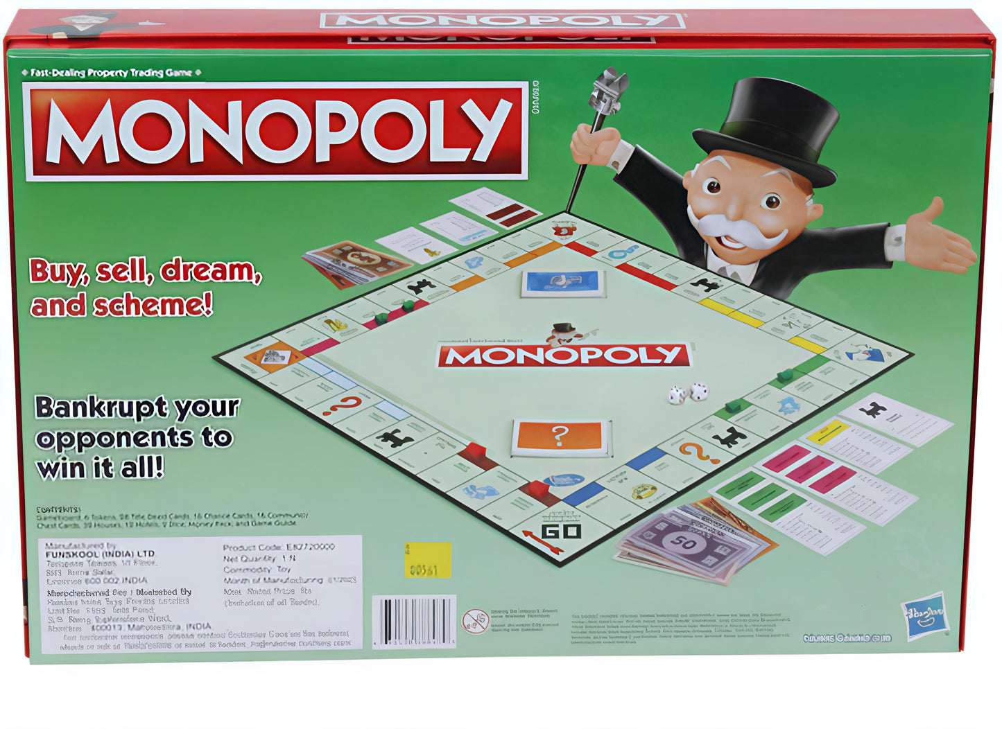 Monopoly Board Game – Classic Family Game of Buying, Trading & Winning