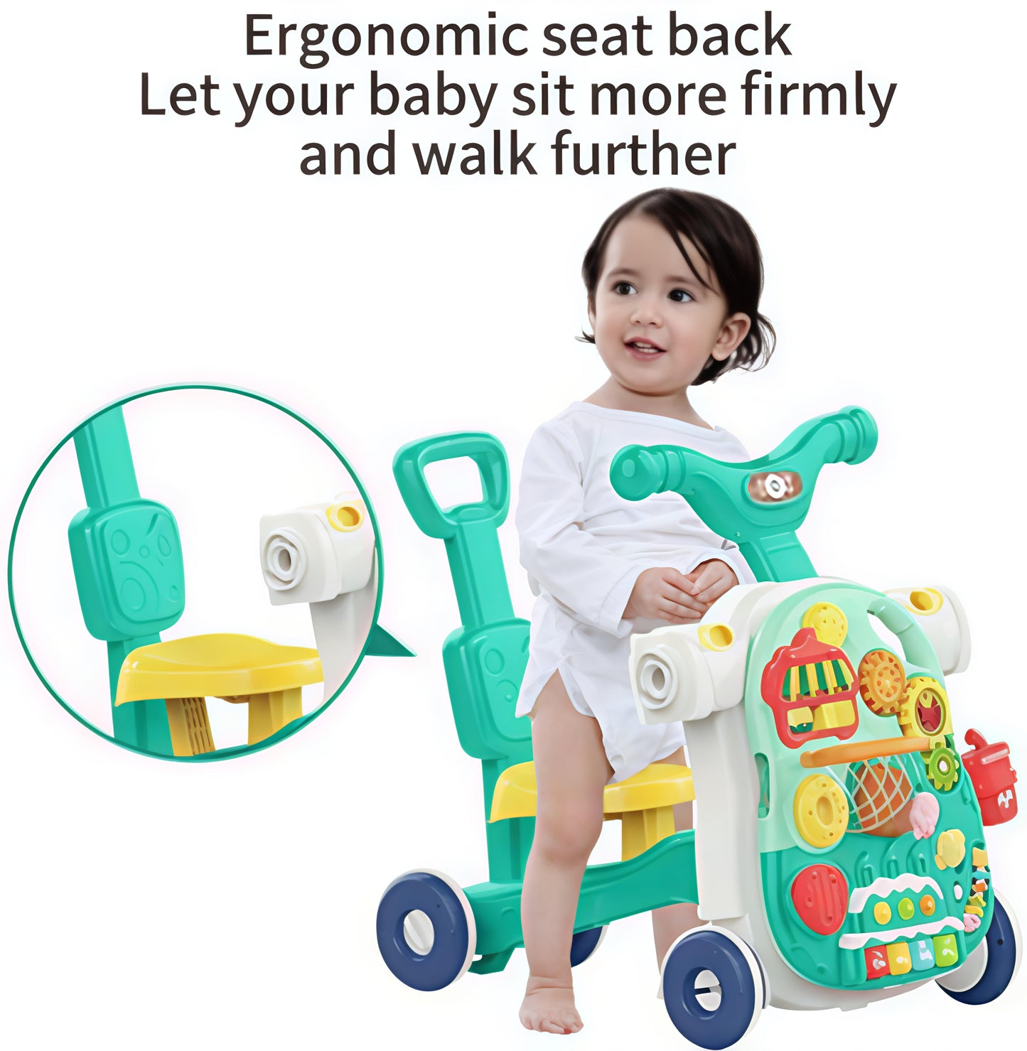 5-in-1 Multi-Functional Baby Walker – Activity, Ride-On & Learning Center