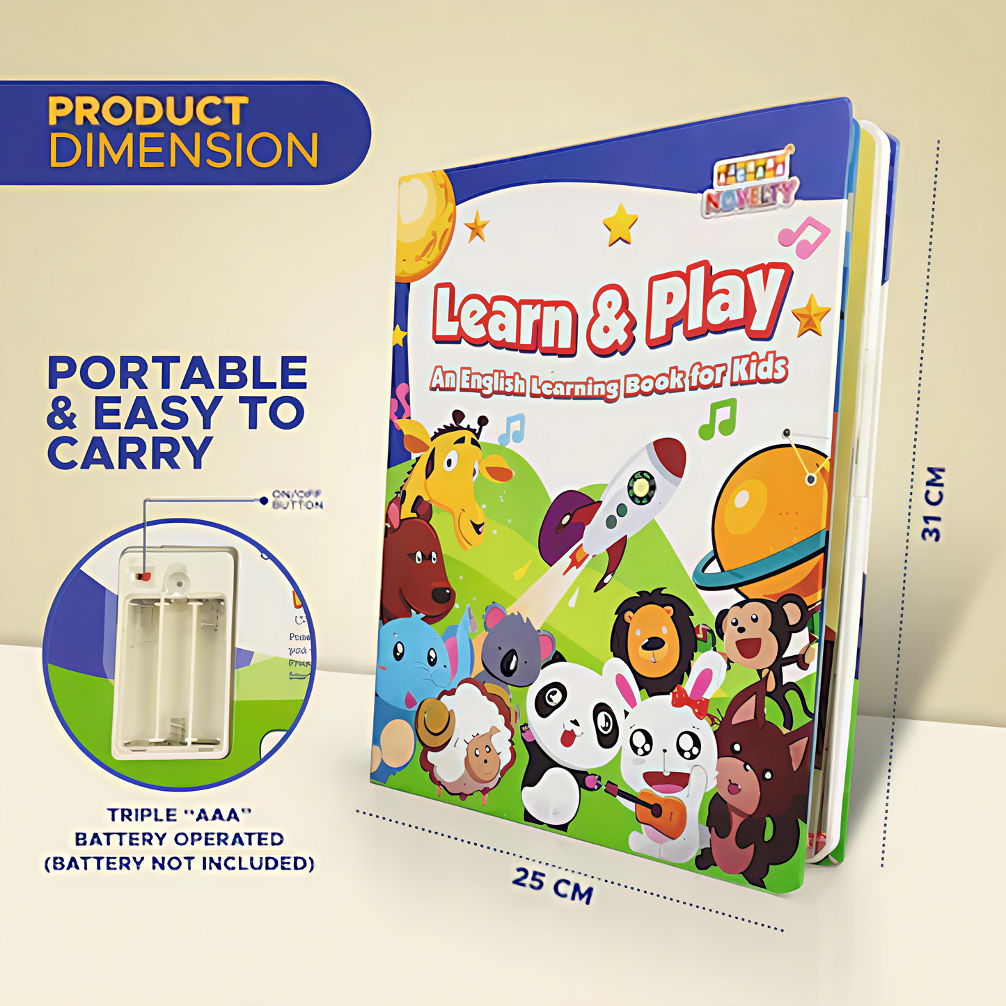 Learn and Play – English Interactive Learning Book for Kids