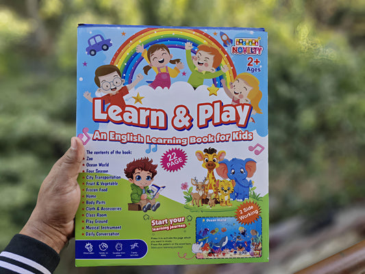 Learn and Play – English Interactive Learning Book for Kids
