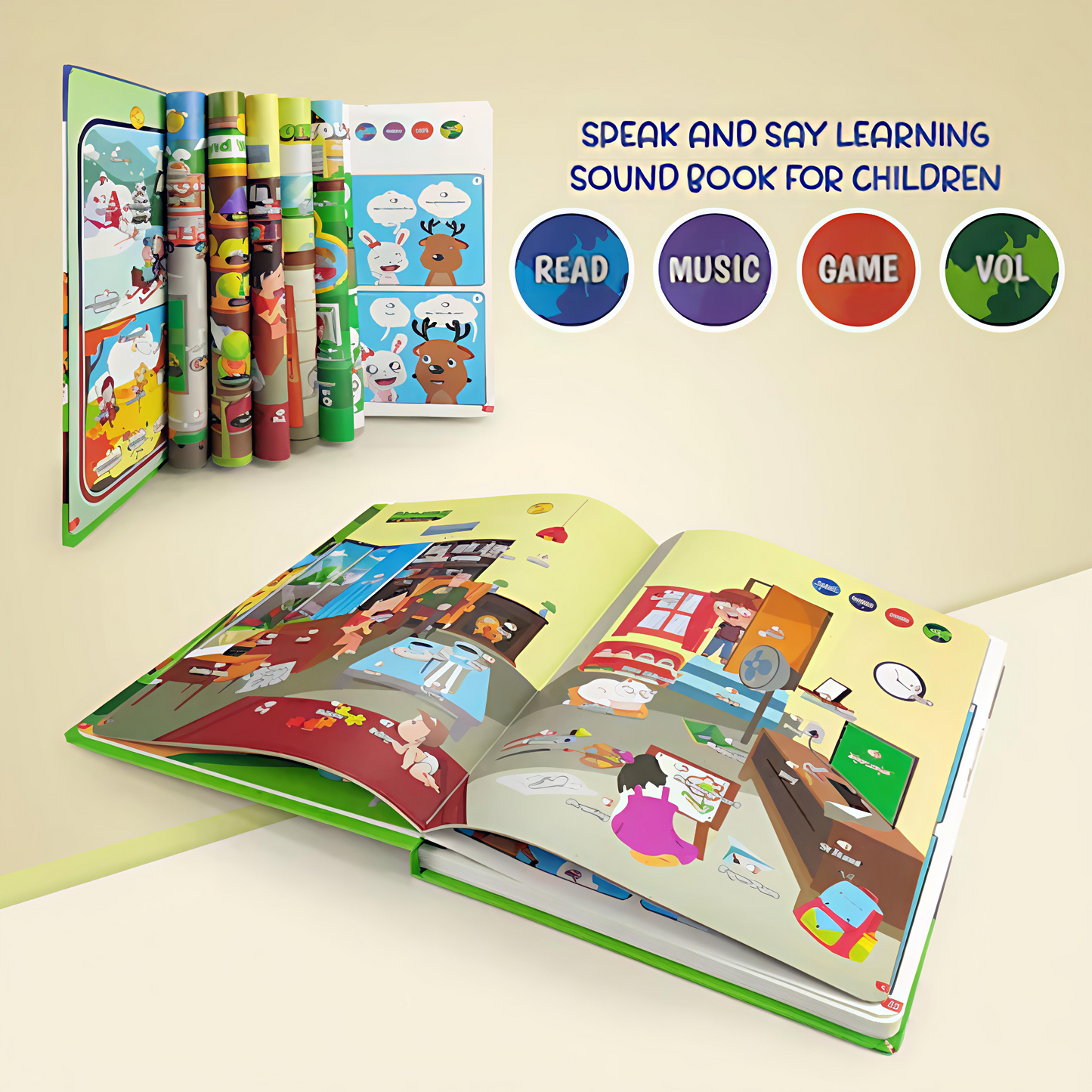 Learn and Play – English Interactive Learning Book for Kids