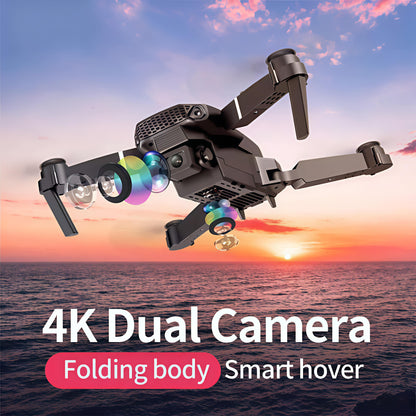 Foldable 4K Mini Drone with Dual Camera, WiFi FPV & Altitude Hold – Perfect Gift for Boys & Beginners