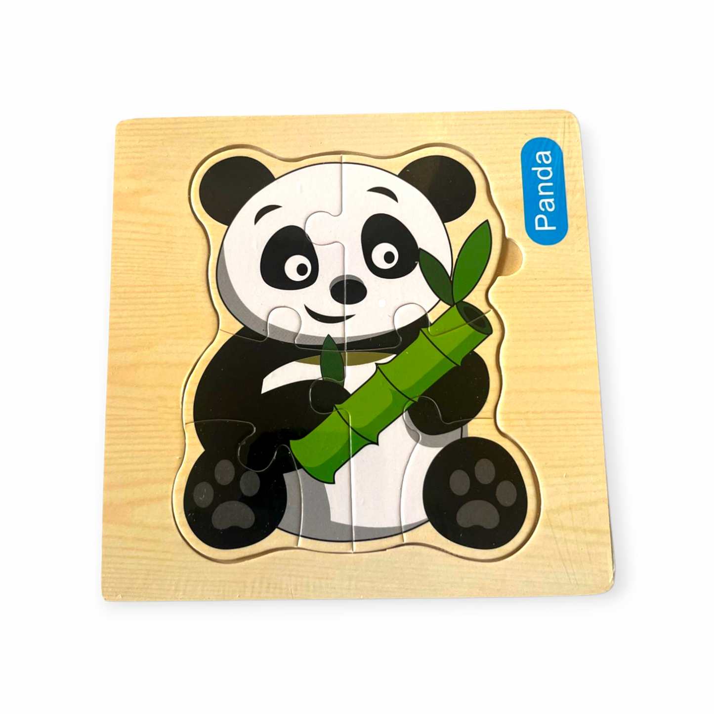 Brainy Blocks™ Wooden Puzzle (Duck , Panda , Cow , Cock , Elephant) – Boost Skills While They Play!