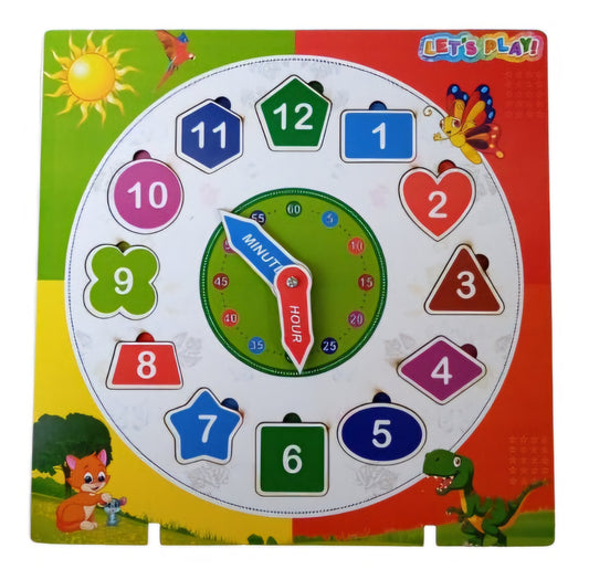 Kids Educational Teaching Clock – Learn Time the Fun & Easy Way!