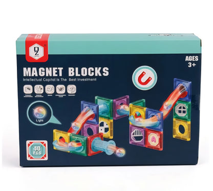 Magnet Light Blocks – 40-Piece Magnetic Building Set | Build, Stick & Glow with Creative Fun!