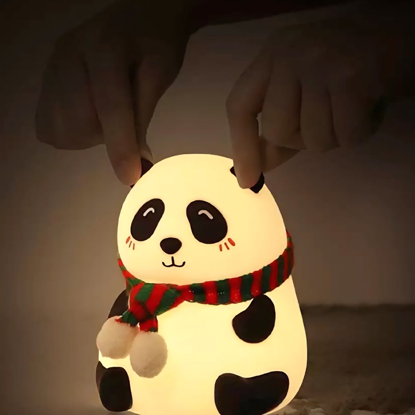 Panda Night Lamp – USB Rechargeable Decorative Light with Gesture Control