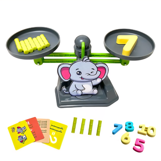 Kitoy Weigh N Play – Elephant Math Balance Game for Kids 4+ (Sold by ToyBuddy)