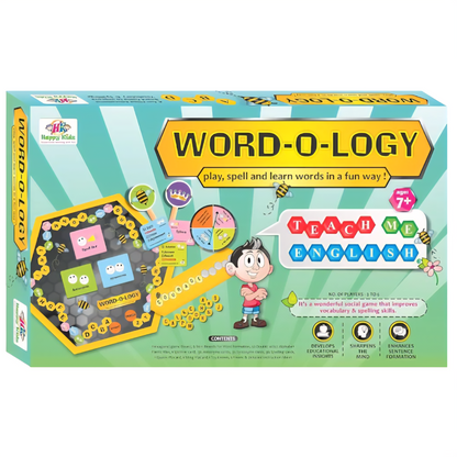 ToyBuddy Word-o-Logy™ Board Game – Fun Spelling & Vocabulary Challenge for Kids (Ages 6+)