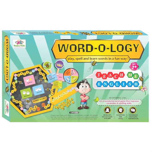 ToyBuddy Word-o-Logy™ Board Game – Fun Spelling & Vocabulary Challenge for Kids (Ages 6+)